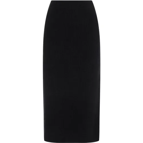 Blue Wool Blend Skirt , female, Sizes: XS, 2XS, S - Fabiana Filippi - Modalova