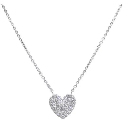 Pre-owned White Gold necklaces , female, Sizes: ONE SIZE - Tiffany & Co. Pre-owned - Modalova