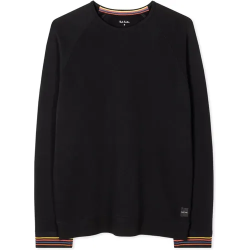 Künstler Rib Herren Langarm Top , Herren, Größe: S - PS By Paul Smith - Modalova