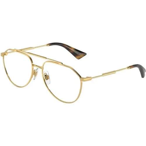 Goldrahmen Brille , unisex, Größe: 57 MM - Dolce & Gabbana - Modalova
