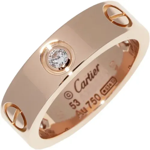 Pre-owned Metal rings , female, Sizes: ONE SIZE - Cartier Vintage - Modalova