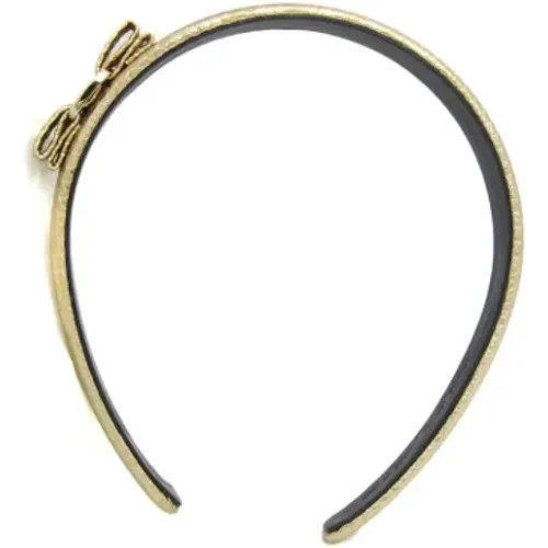 Pre-owned Metal hair-accessories , female, Sizes: ONE SIZE - Salvatore Ferragamo Pre-owned - Modalova