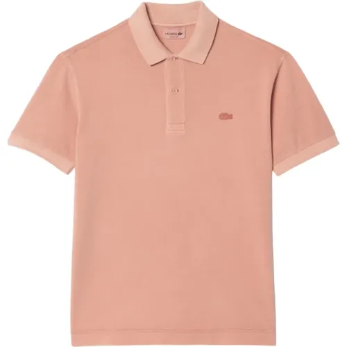 Einzigartiges Rosa Polo Shirt , Herren, Größe: S - Lacoste - Modalova