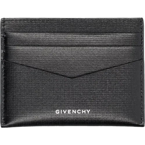 Leather Card Holder for Men , male, Sizes: ONE SIZE - Givenchy - Modalova