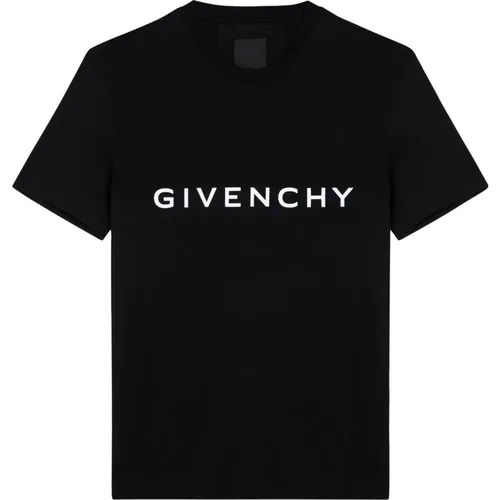 Short Sleeve Crew Neck T-Shirt , male, Sizes: S, L - Givenchy - Modalova