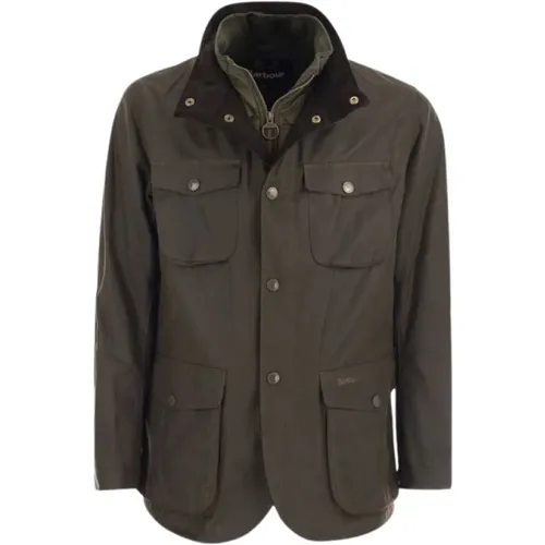 Ogston - Waxed cotton jacket , male, Sizes: 2XL, L - Barbour - Modalova