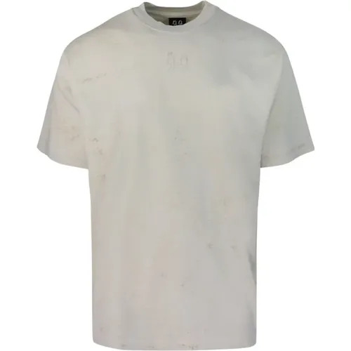 Marble Effect Unisex T-shirt Collection , male, Sizes: M, L - 44 Label Group - Modalova