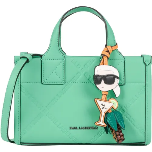 Stilvolle Varsity Tote Tasche , Damen, Größe: ONE Size - Karl Lagerfeld - Modalova