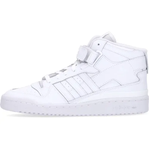 Forum Mid Basketball Shoe , unisex, Sizes: 7 1/3 UK, 10 UK, 11 1/3 UK, 12 UK, 10 2/3 UK, 8 UK, 12 2/3 UK, 6 2/3 UK, 6 UK, 8 2/3 UK, 9 1/3 UK - Adidas - Modalova