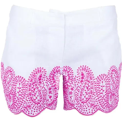 Weiß Pflaumenblüte Minishorts - Michael Kors - Modalova