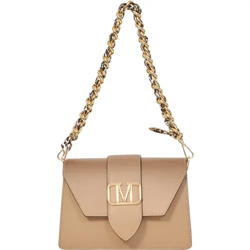Leather Chain Shoulder Bag , female, Sizes: ONE SIZE - Marc Ellis - Modalova