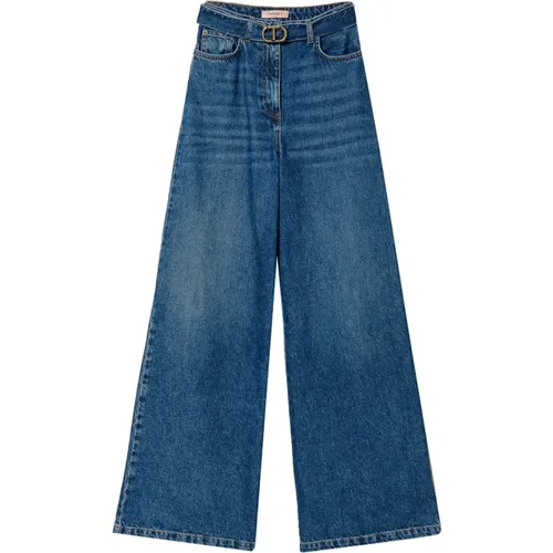 Wide Jeans , female, Sizes: W27, W29, W26 - Twinset - Modalova