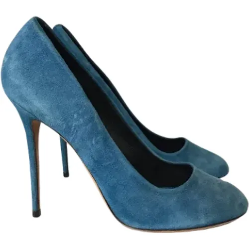 Pre-owned Suede heels , female, Sizes: 6 1/2 UK - Celine Vintage - Modalova