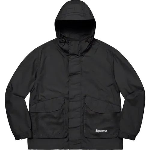 Schwarze Cargo Jacke Limited Edition , Herren, Größe: L - Supreme - Modalova