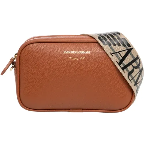 Stylish Crossbody Bag with Logo Detail , female, Sizes: ONE SIZE - Emporio Armani - Modalova