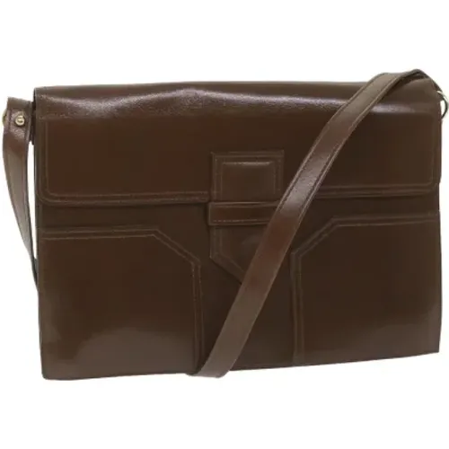 Pre-owned Leather shoulder-bags , female, Sizes: ONE SIZE - Yves Saint Laurent Vintage - Modalova