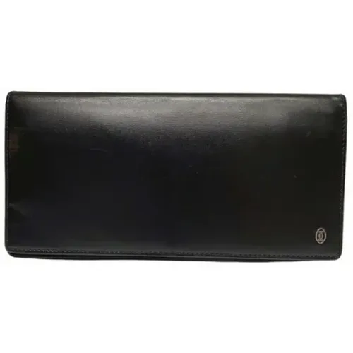 Pre-owned Leather wallets , male, Sizes: ONE SIZE - Cartier Vintage - Modalova