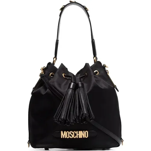 Women's Backpack Style Shoulder Bag , female, Sizes: ONE SIZE - Moschino - Modalova