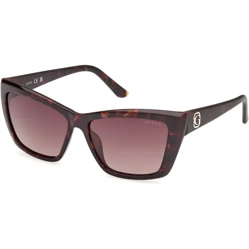 Cat-Eye Sunglasses for Women , female, Sizes: 55 MM - Guess - Modalova