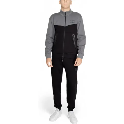 Bunter Herren-Trainingsanzug mit Reißverschluss , Herren, Größe: 2XL - Emporio Armani EA7 - Modalova