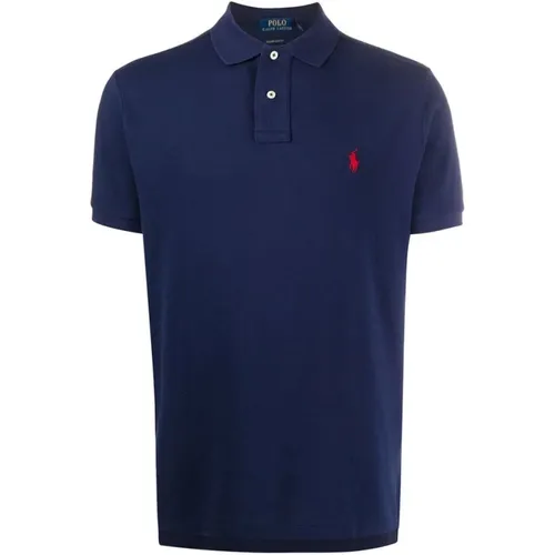 Newport Navy Cotton Polo Shirt , male, Sizes: S, XL - Ralph Lauren - Modalova