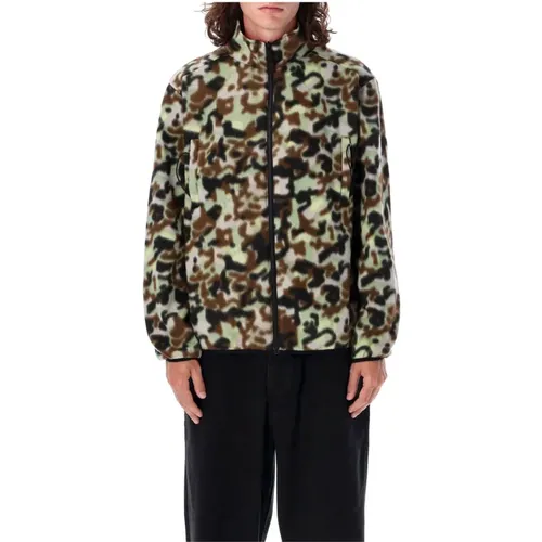 Reversible Camo Pile Jacket Outerwear , male, Sizes: M - Pop Trading Company - Modalova