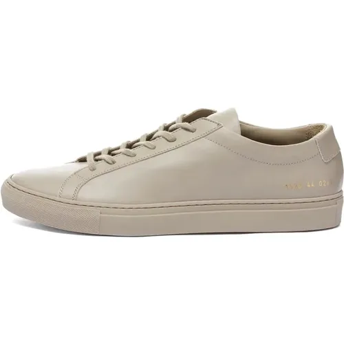 Niedrige Taupe Sneakers - Common Projects - Modalova