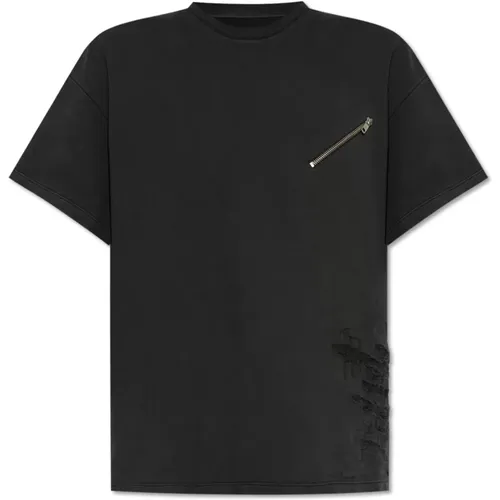 T-Shirt mit Tasche - MM6 Maison Margiela - Modalova