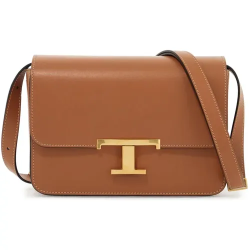 Timeless T Shoulder Bag with Strap , female, Sizes: ONE SIZE - TOD'S - Modalova