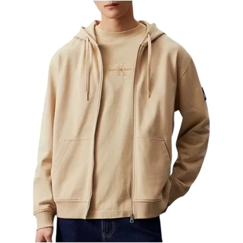 Stylischer Sweatshirt für Männer , Herren, Größe: XS - Calvin Klein - Modalova