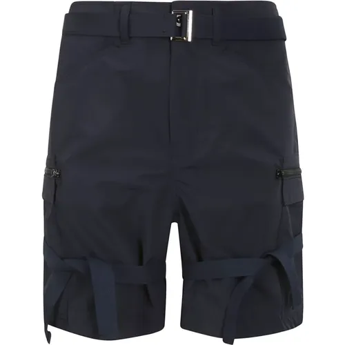 Matte Taffeta Stylish Shorts , male, Sizes: S, M - Sacai - Modalova