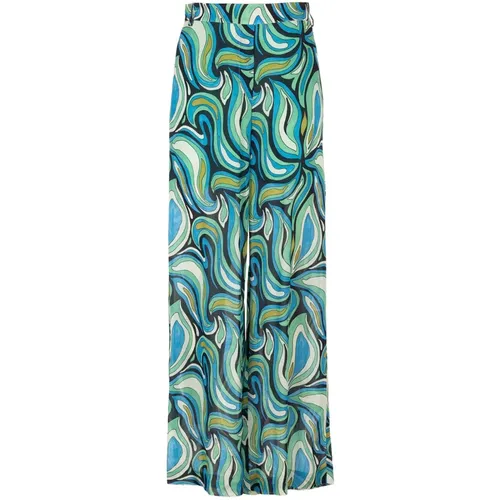 Multicolour Trousers , female, Sizes: XS - Maliparmi - Modalova