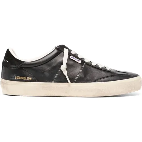 Sneakers with Star Patch , male, Sizes: 7 UK, 6 UK - Golden Goose - Modalova