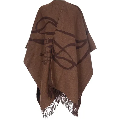 Poncho Lauren , female, Sizes: ONE SIZE - Ralph Lauren - Modalova