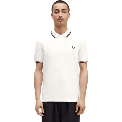 Polo mit Kontraststreifen , Herren, Größe: XL - Fred Perry - Modalova