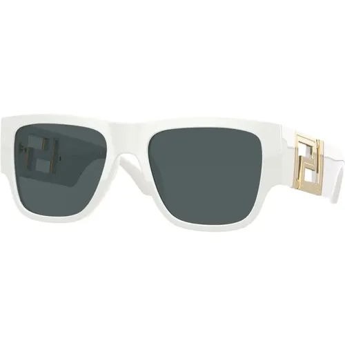 Greca VE 4403 Sunglasses , male, Sizes: 57 MM - Versace - Modalova