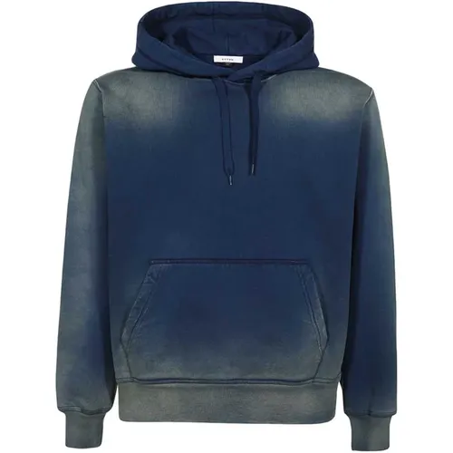 Baumwollhoodie mit gerippten Bündchen , Herren, Größe: XS - Eytys - Modalova