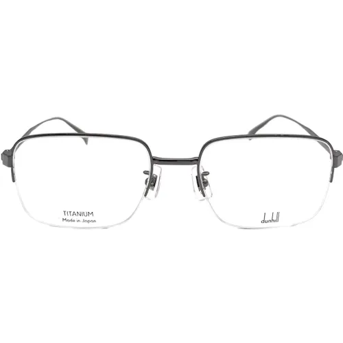 Metallic Optical Frames for Women , female, Sizes: 54 MM - Dunhill - Modalova