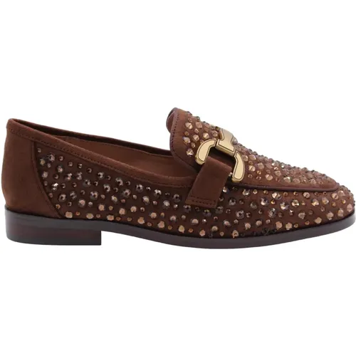 Tortoise Mocassin Shoes , female, Sizes: 5 UK, 3 UK, 6 UK, 4 UK - Bibi Lou - Modalova