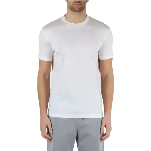 Essential Cotton and Lyocell T-shirt , male, Sizes: XL, 2XL, L, 3XL, M - Emporio Armani - Modalova