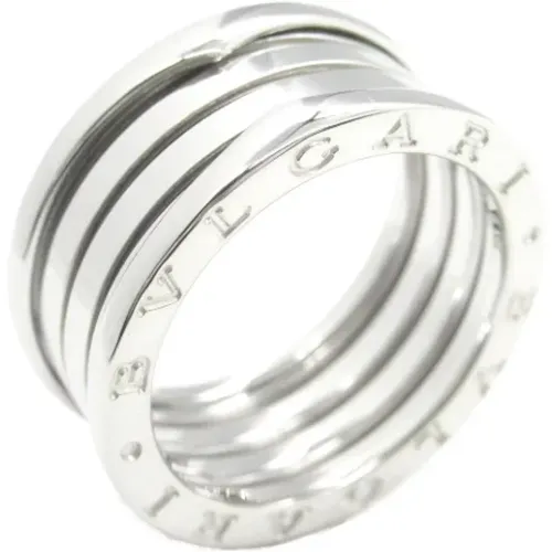 Pre-owned White Gold rings , female, Sizes: ONE SIZE - Bvlgari Vintage - Modalova