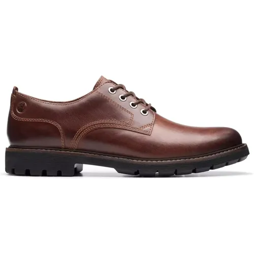 Brauner Herren Schnürschuh , Herren, Größe: 44 1/2 EU - Clarks - Modalova