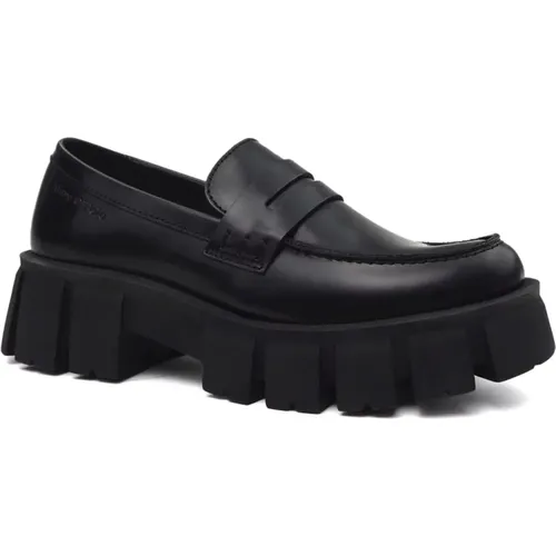 Schwarze Loafers für Damen , Damen, Größe: 40 EU - Marc O'Polo - Modalova