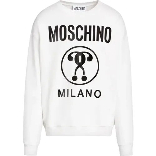 Cotton Stylish Sweatshirt , male, Sizes: L, 2XL, M - Moschino - Modalova