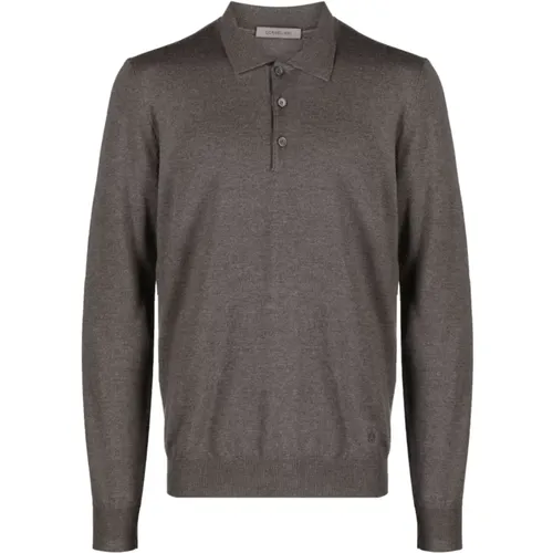 Knitted Wool Polo Shirt , male, Sizes: 3XL - Corneliani - Modalova