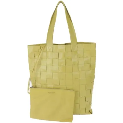 Pre-owned Leather Tote Bag , female, Sizes: ONE SIZE - Bottega Veneta Vintage - Modalova