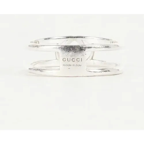 Pre-owned Metal rings , female, Sizes: ONE SIZE - Gucci Vintage - Modalova