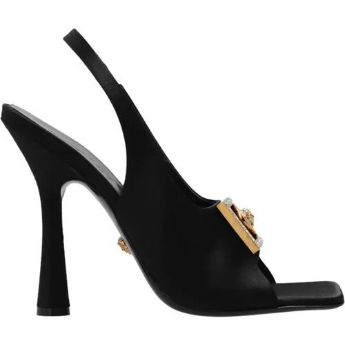 Sandalen mit hohen Absätzen , Damen, Größe: 36 EU - Versace - Modalova