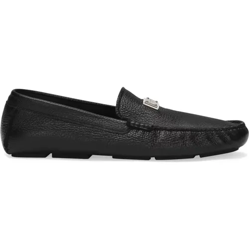 Flat shoes , male, Sizes: 8 1/2 UK, 7 1/2 UK - Dolce & Gabbana - Modalova