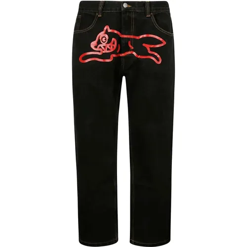 Double Scoop Denim Running Dog Jeans , male, Sizes: W34 - Icecream - Modalova